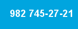 982 745-27-21 982 745-27-21